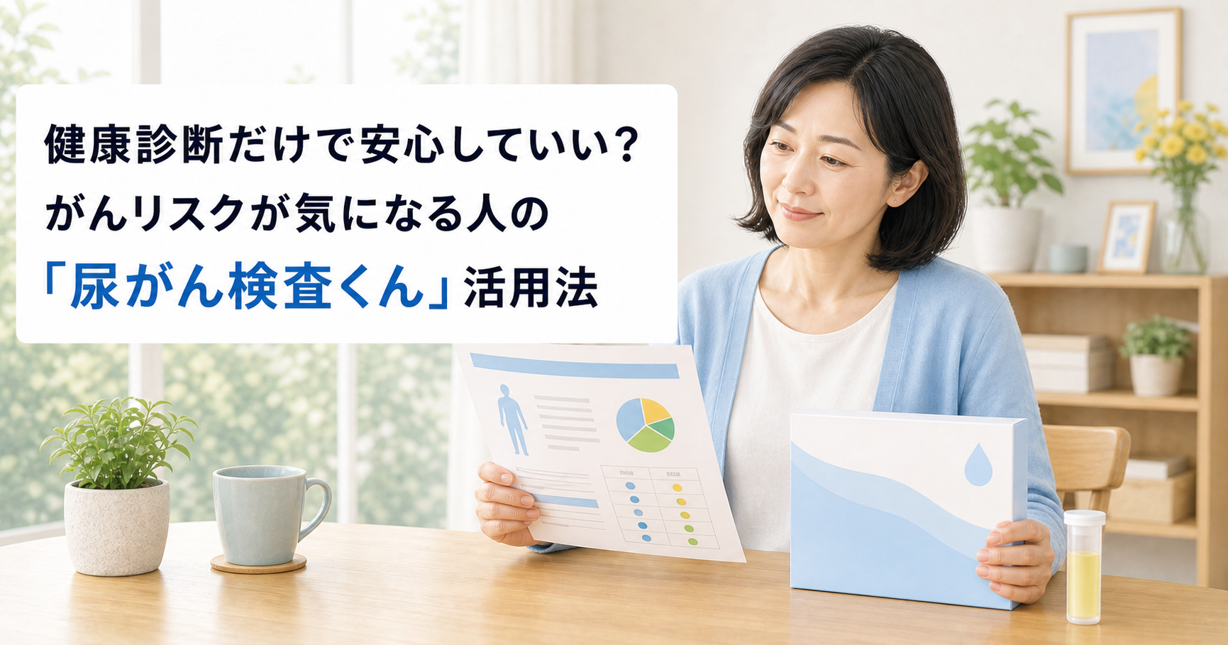 健康診断だけで安心していい?がんリスクが気になる人の「尿がん検査くん」活用法